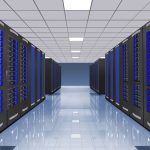 In a room dedicated to high power data-center