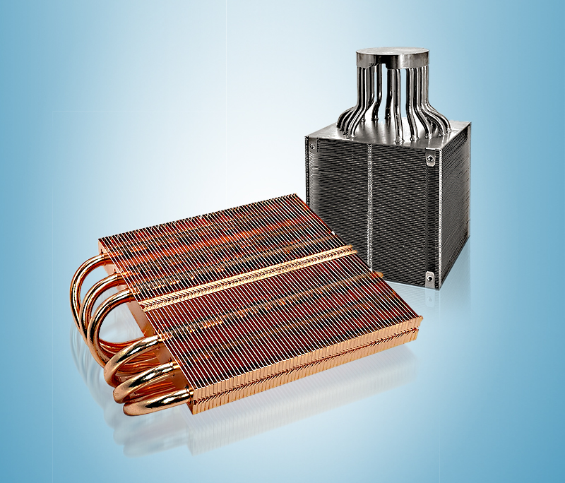 aluminum copper heat pipe heat sink