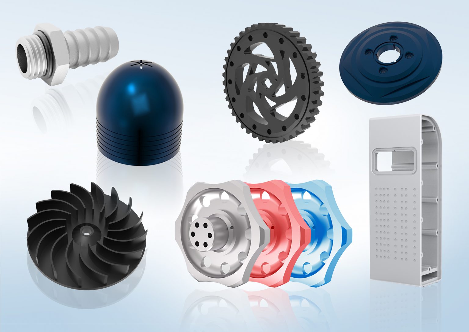 CNC machining parts combined image