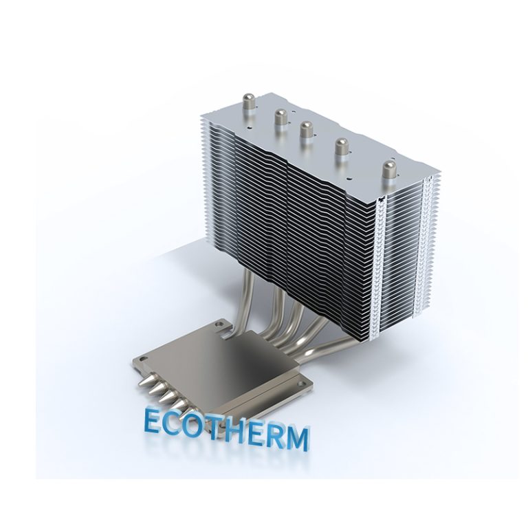 cpu custom heat sink with heat pipe aluminm