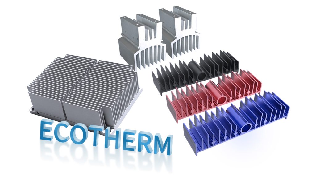 ecotherm-custom-extrusion-heat-sink-with-colorful-Surface-treatment