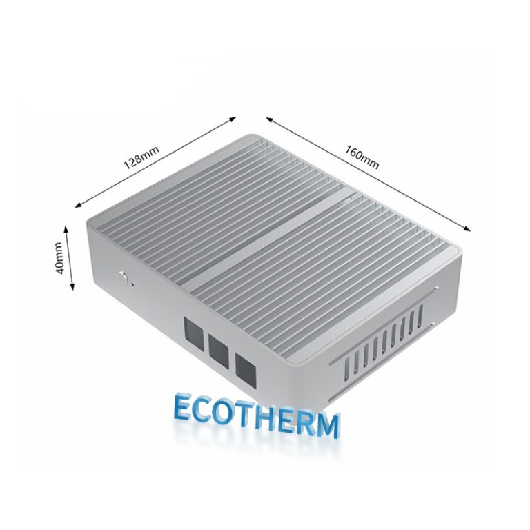 Aluminum material heat sink case manufacture