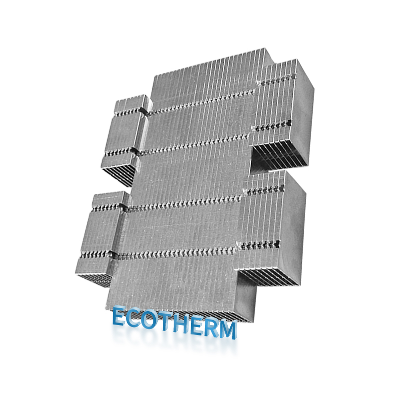 customized zipper aluminum heat sink