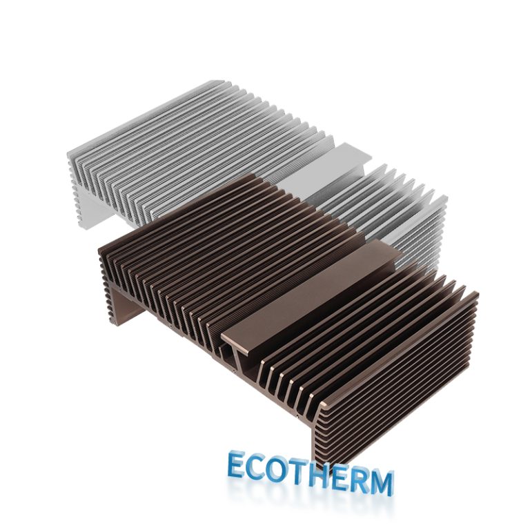 large extrusion aluminum high power custom heat sink manufacture