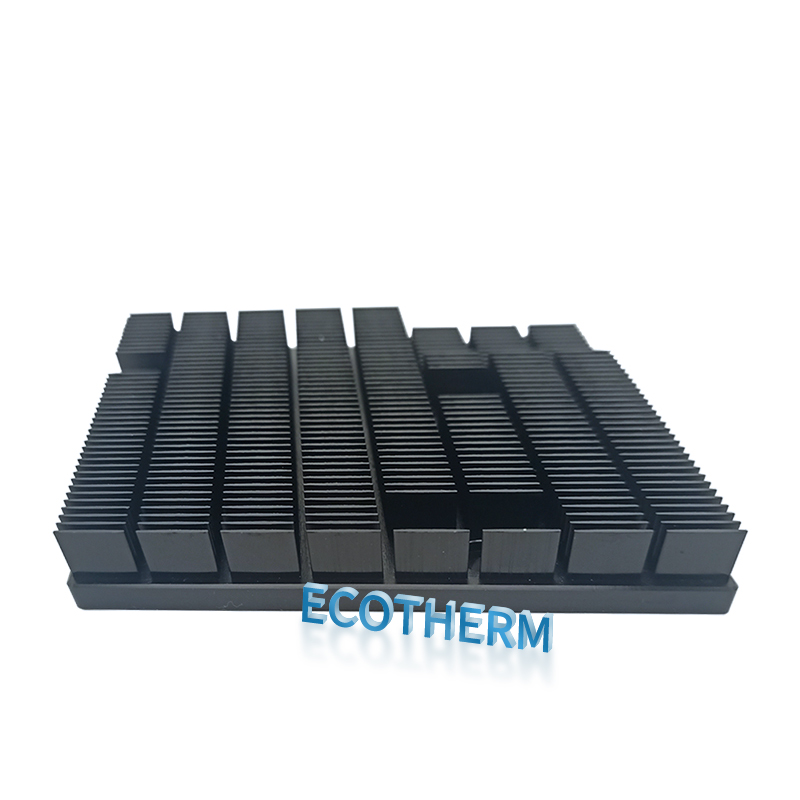 extrusion heat sink with black surface