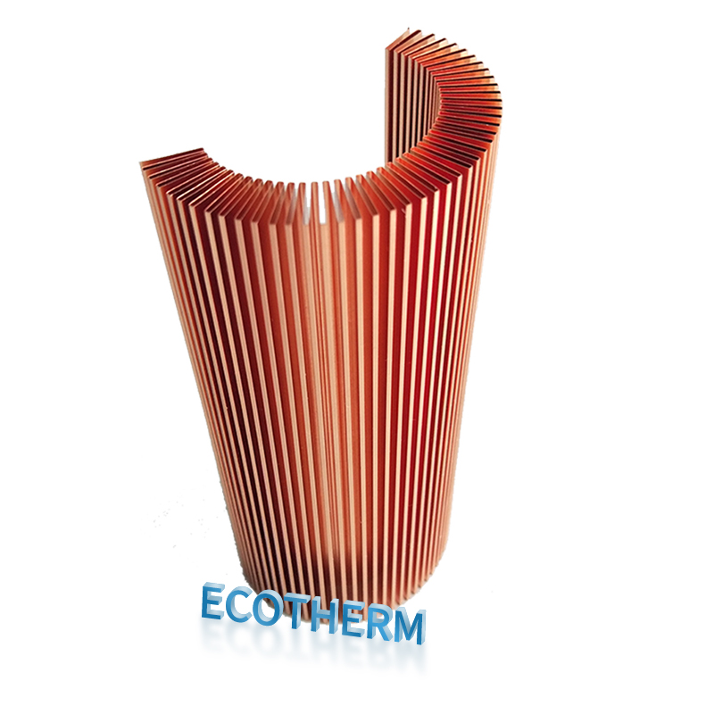 roll copper heat sink manufacture