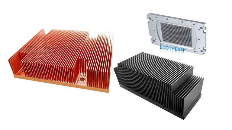 ecotherm-IGBT-LED-data-center-aluminum-copper-skived-heat-sink