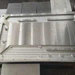 CNC machining process of aluminum liquid cold plate prototype for thermal validation