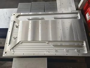CNC machining process of aluminum liquid cold plate prototype for thermal validation