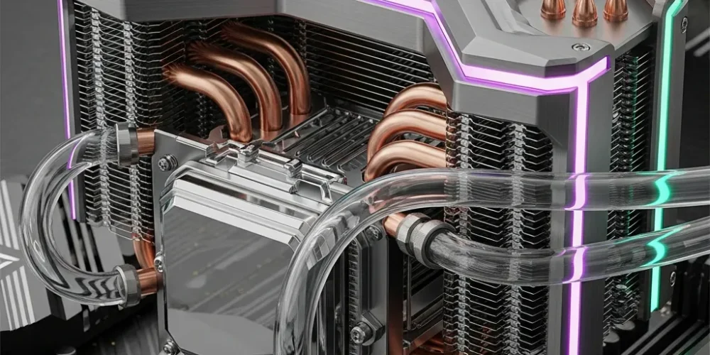 vapor chamber cpu cooler, tech style